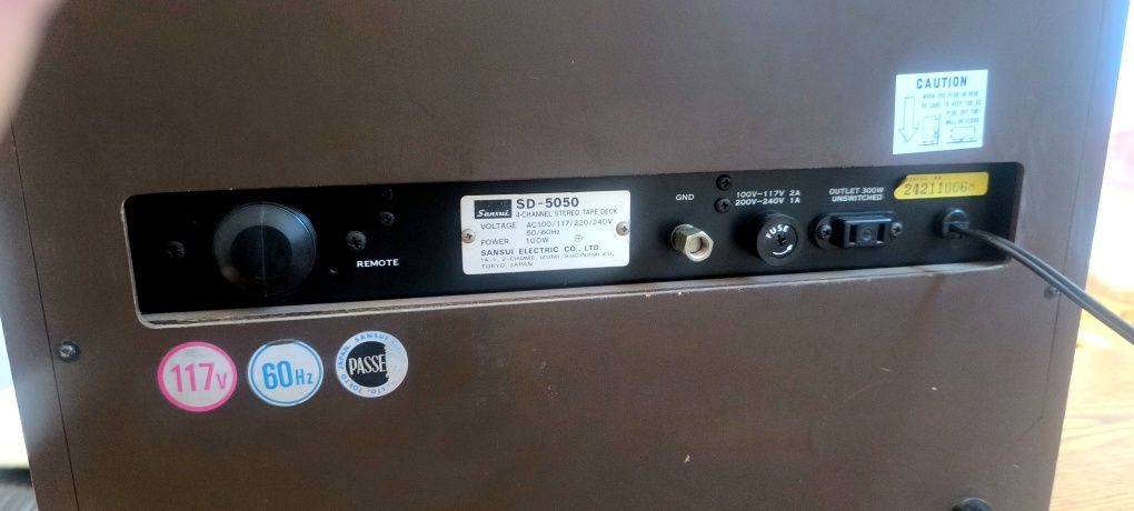 Sansui SD-5050 magnetofon szpulowy  220v