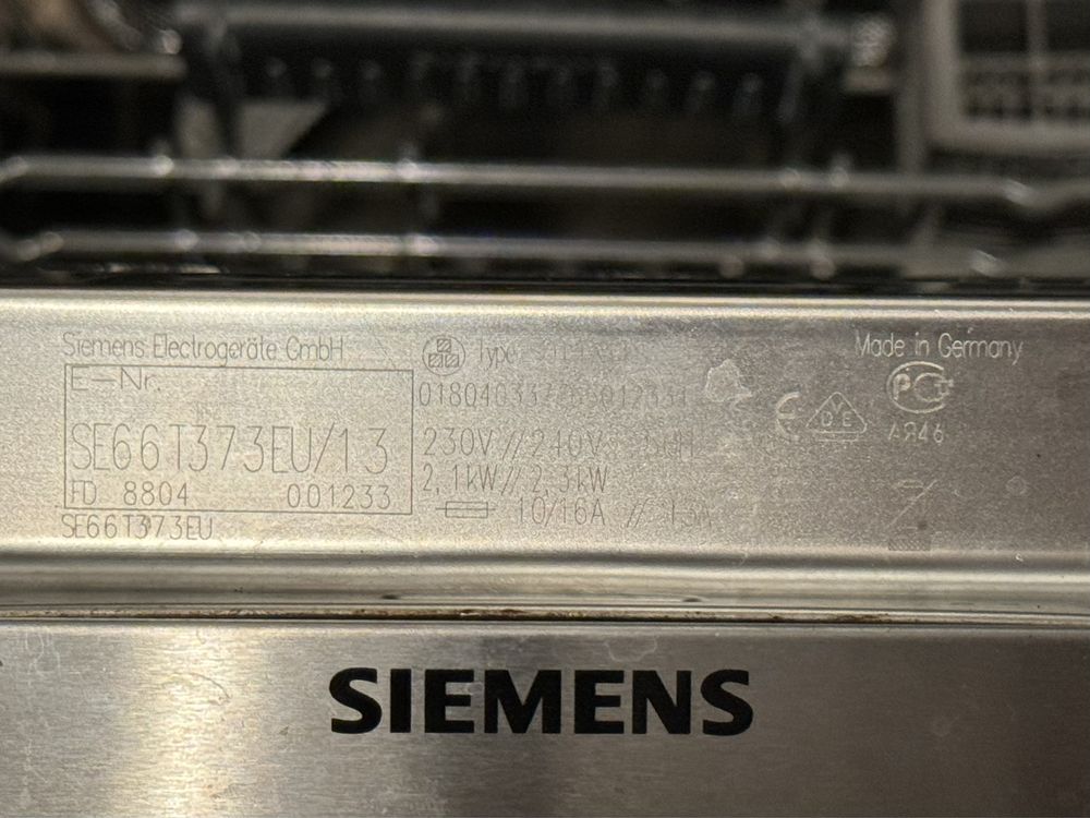 Zmywarka Siemens 60cm se66t373eu/13 sprawna w 100% do zabudowy
