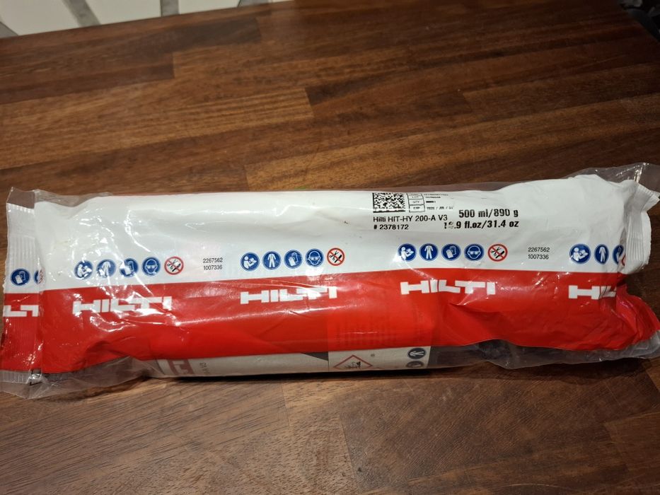 Kotwa chemiczna Hilti HIT-HY 200A V3 500ml żywica dwuskładnikowa klej