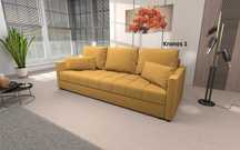 NOWA Sofa, Kanapa DOMINO z funkcją spania KUPUJESZ U PRODUCENTA