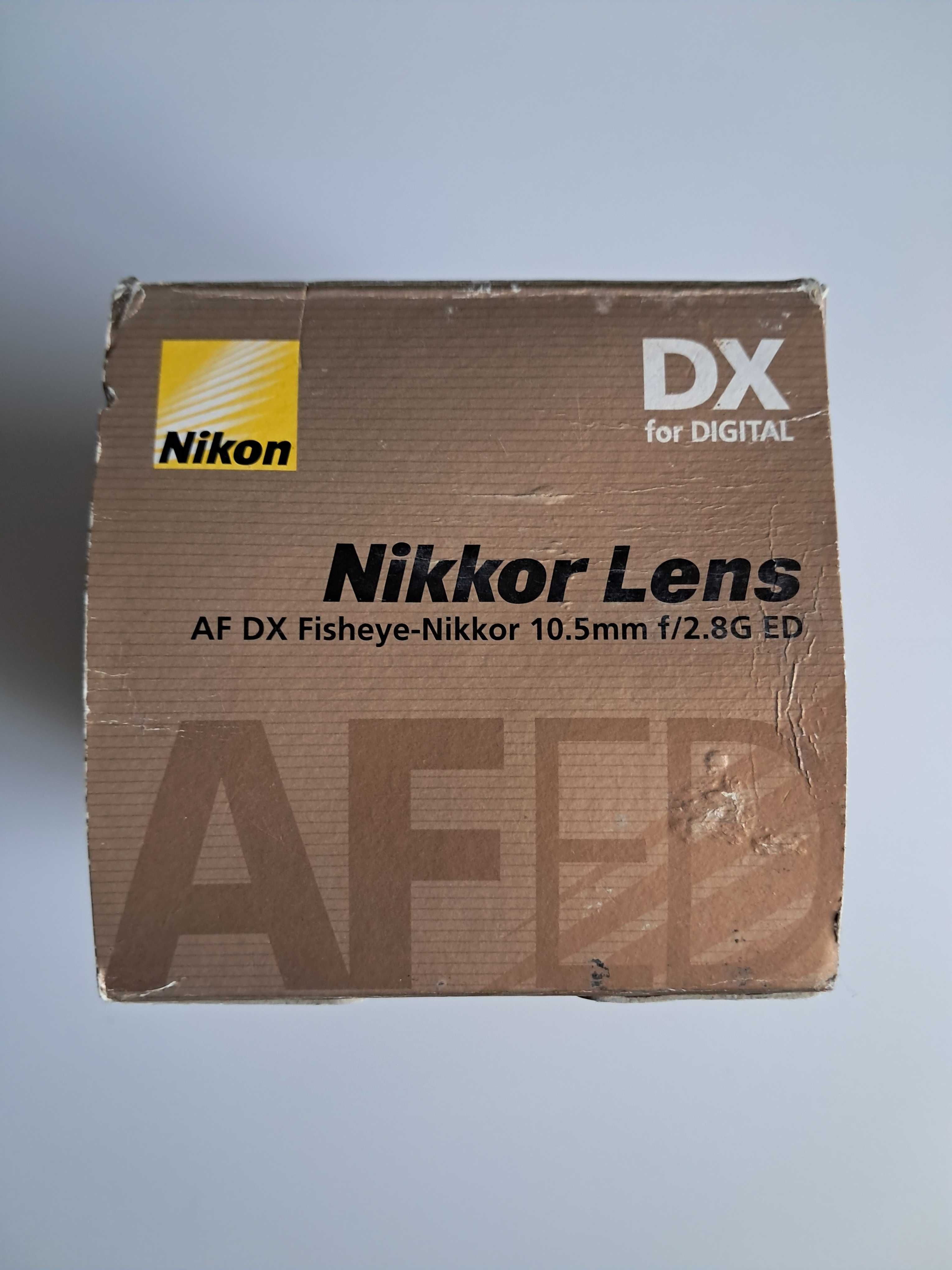 Lente Nikon AF DX Fisheye-Nikkor 10.5 2.8G ED
