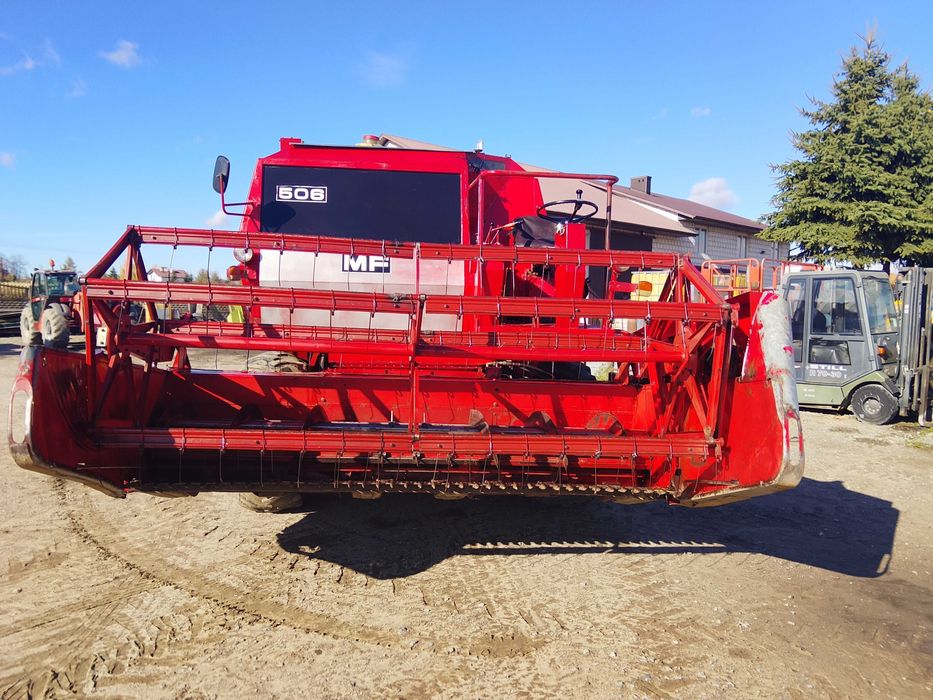 Kombajn Massey Ferguson 506 w oryginale heder 3m ,507/487