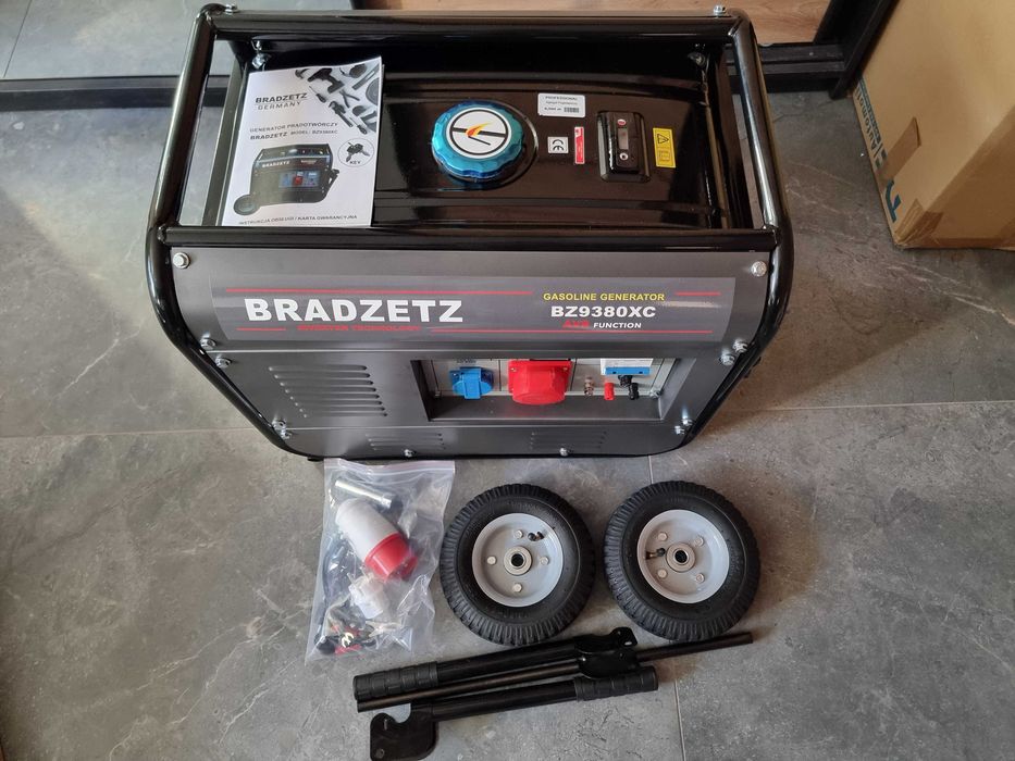 Agregat prądotwórczy Bradzetz BZ9380XC 7,1 kW 400V 50Hz 230V 4-suw AVR