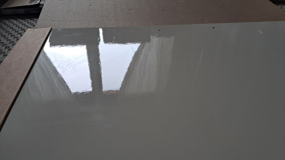 Fronty ikea kuchenne na połysk kremowy