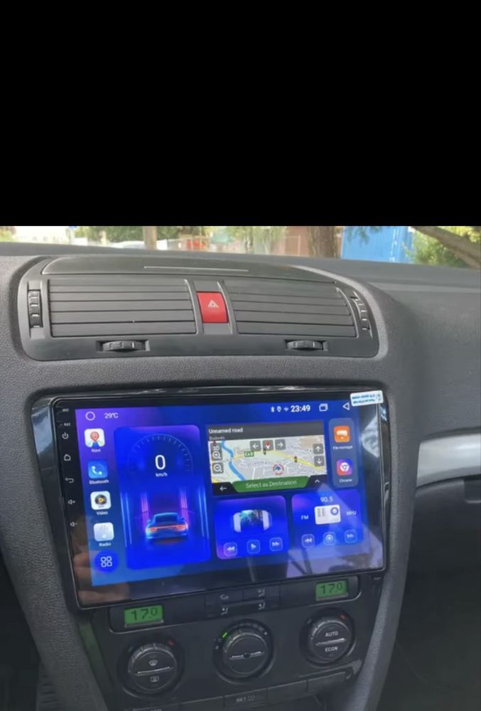 Мультимедіа Android 14 для Skoda Octavia A5 — CarPlay 4/32GB + камера
