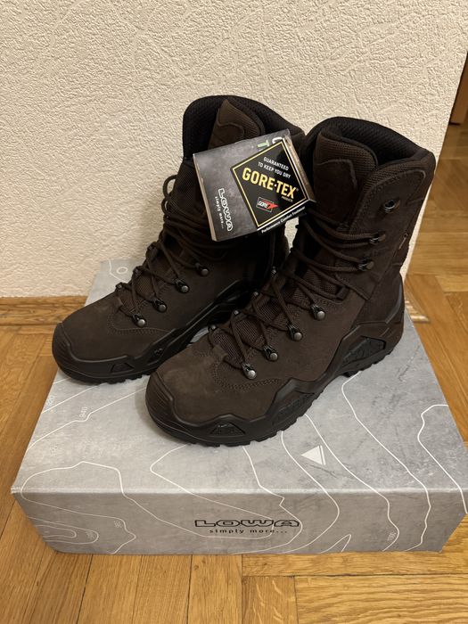 Черевики військові демісезоні Lowa Z-8S GTX 42 eu 9 us dark brown