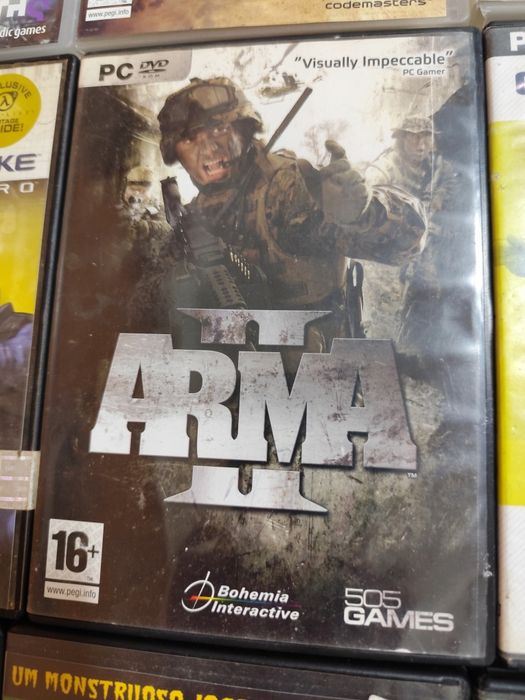 Lote de 11 jogos para PC (Darksiders II / Arma II)