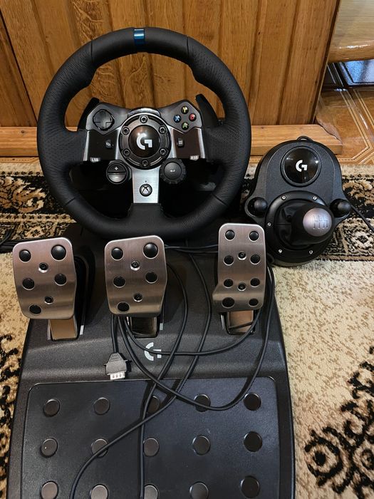 Ігровий руль Logitech g923 Xbox/Pc  з Коробкою переключення передач