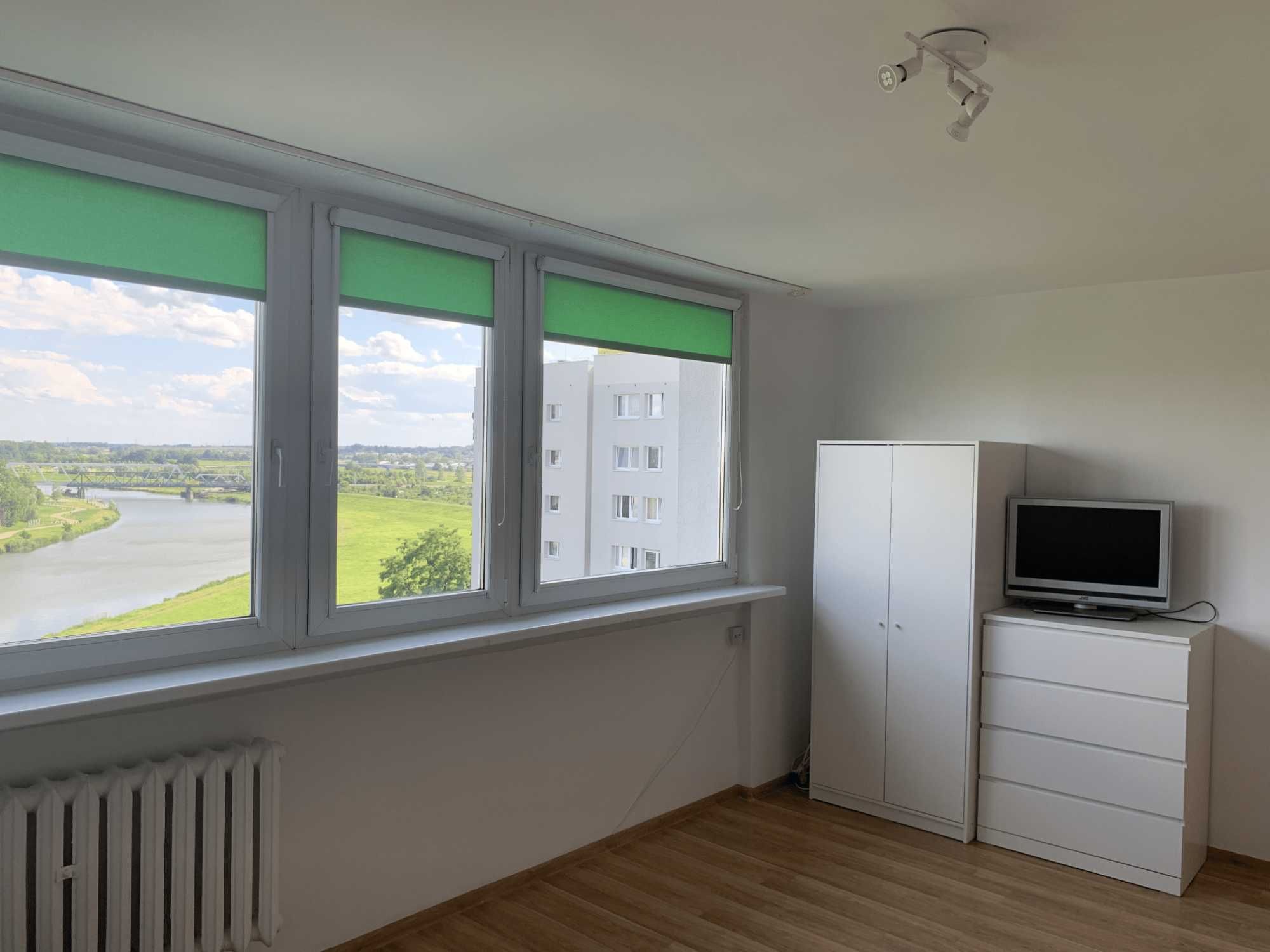 ZAREZERWOWANE - umeblowana kawalerka z widokiem na Odrę, 30 m²