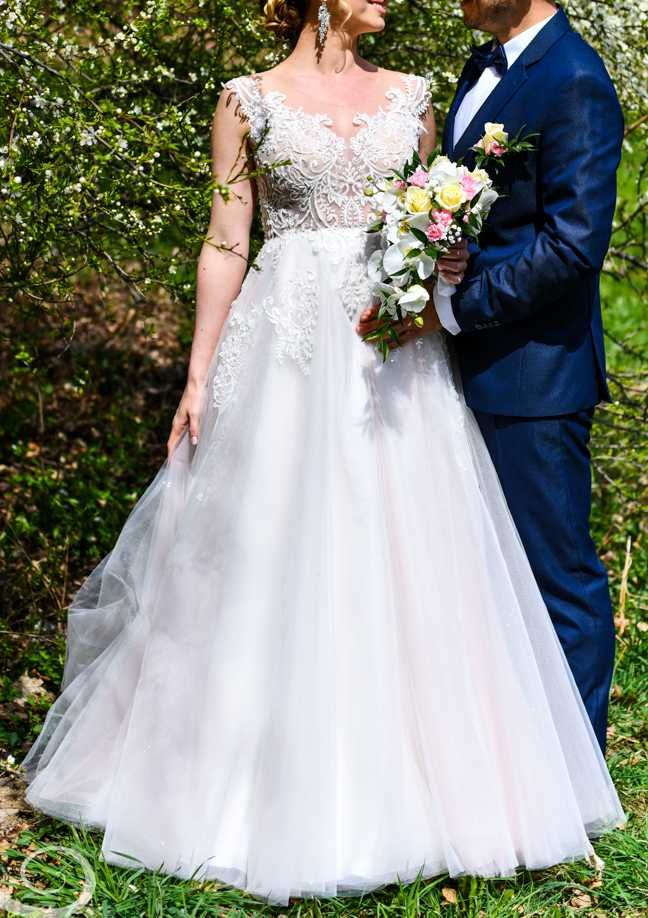 suknia ślubna na 170cm + obcasy