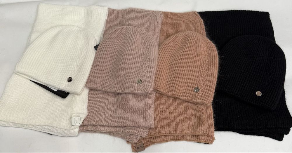 Ангорові набори,шапка,шарф,берет