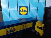 Camião + Loja miniaturas do Lidl 40 peças