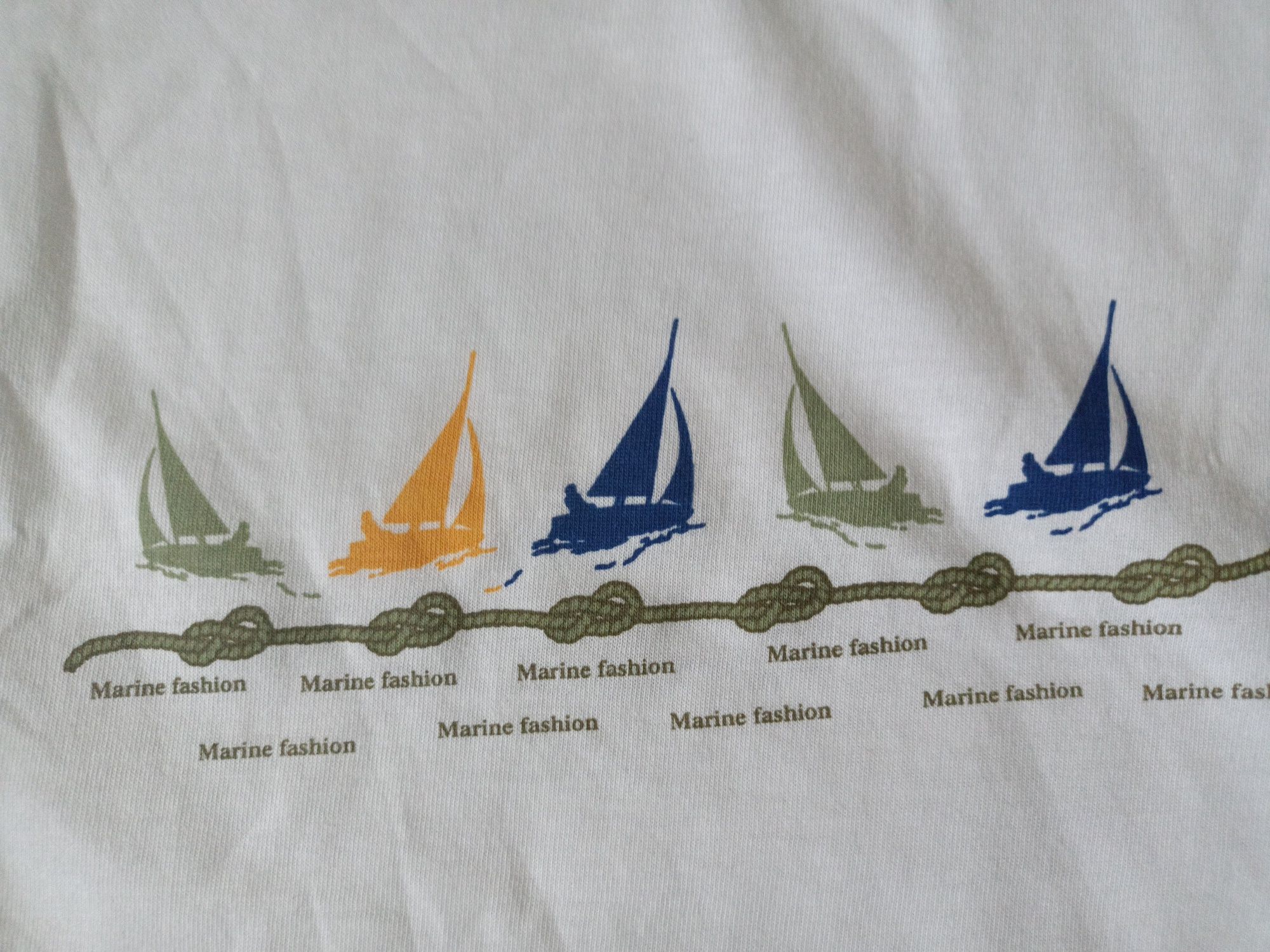T-shirt Podkoszulek żagle Marine fashion