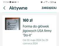 Forma do-it USA do główek jigowych