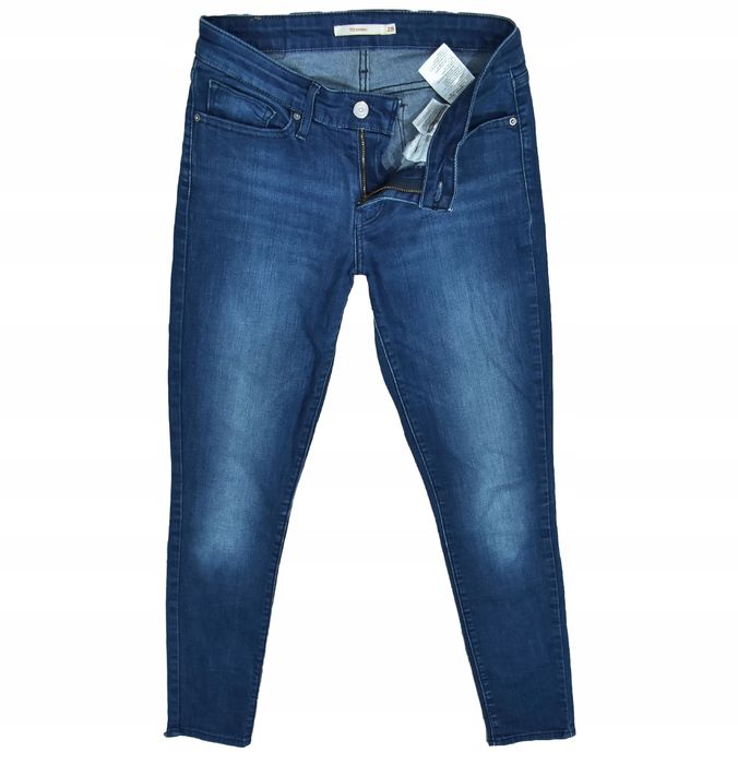 Levis 711 Skinny Damskie Spodnie Jeansowe Jeansy W28 L32