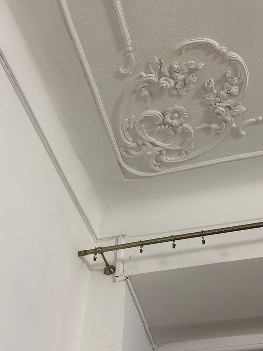 Карніз для штор, тюлей, золотий колір 160 см