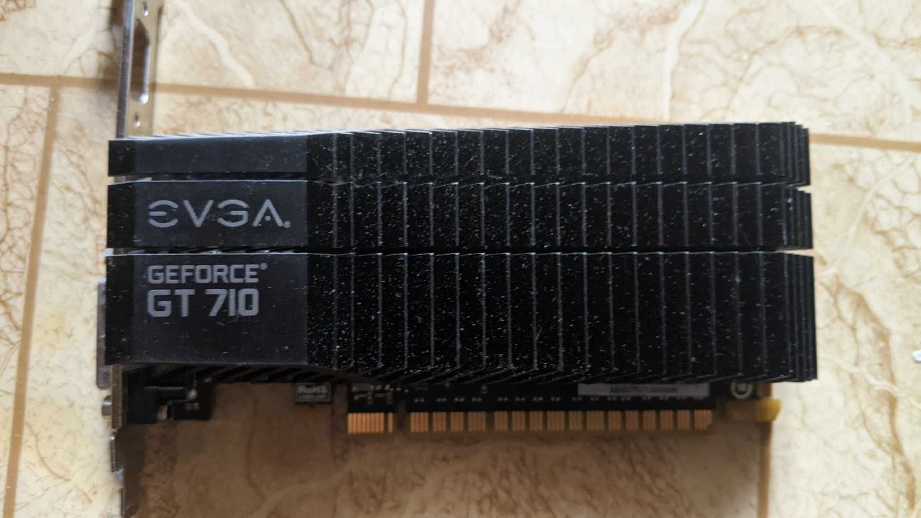 Пассивная видеокарта NVIDIA GeForce EVGA - GT 710 (2Gb DDR5)