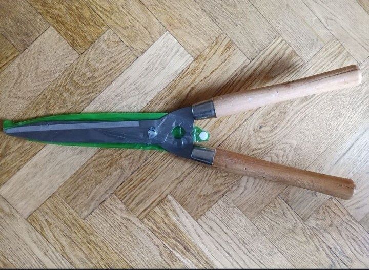 Ножницы садовые для сада деревянные ручки кусторез