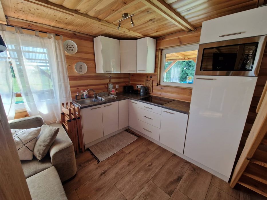 "Zaplecze Lasu" Domki całoroczne z balią drewniane domki z jacuzzi