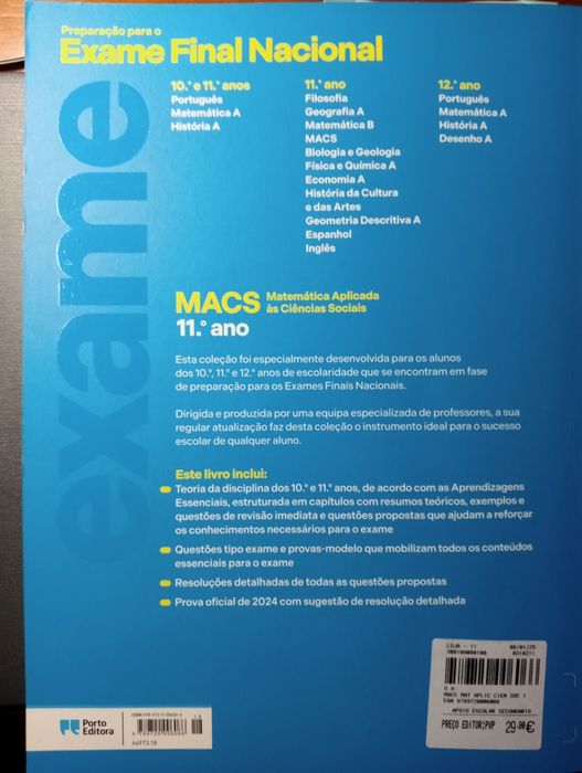 Livro preparação exame