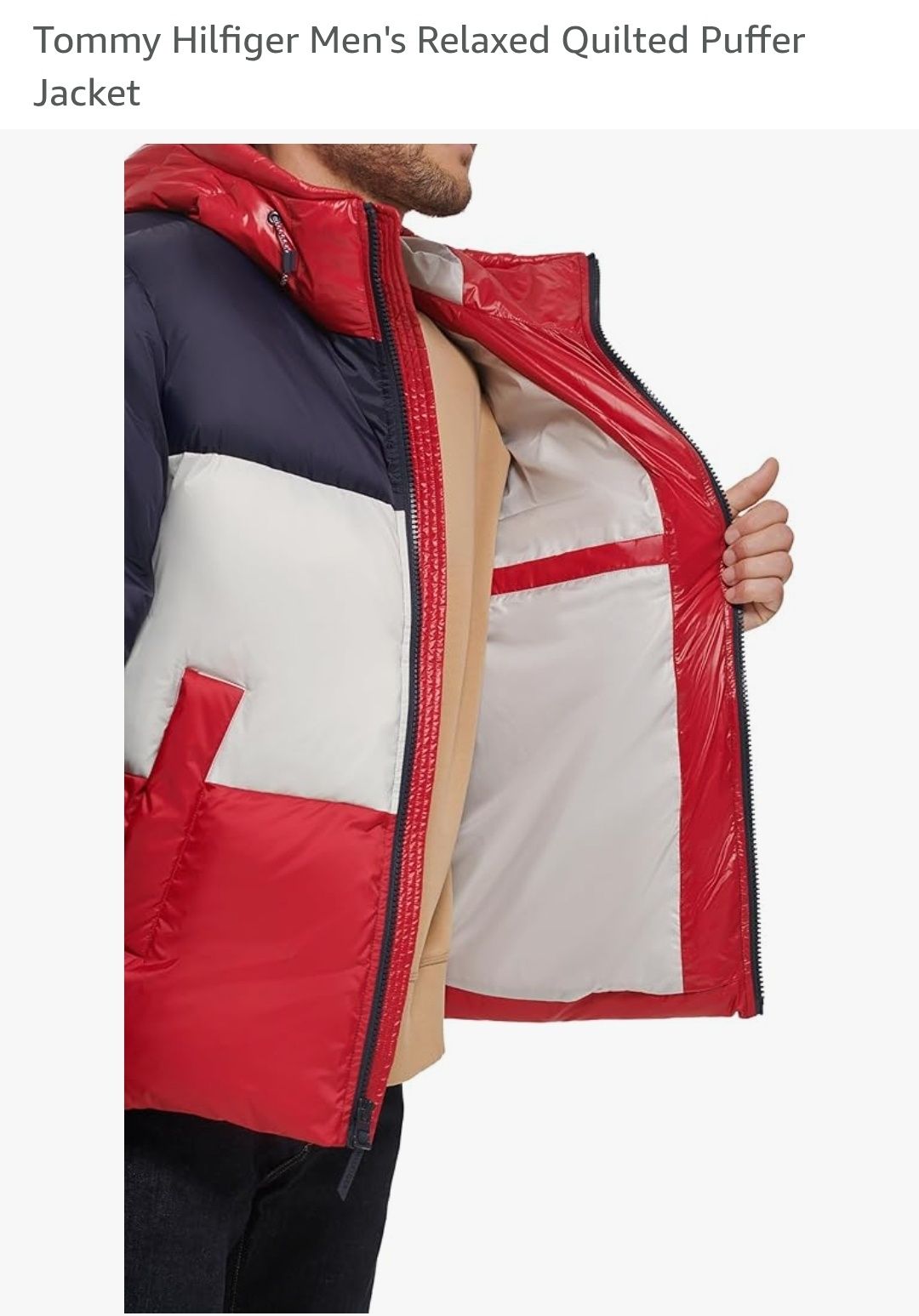 Куртка пуховик Tommy Hilfiger Размер L ОРИГИНАЛ Томми Хилфигер