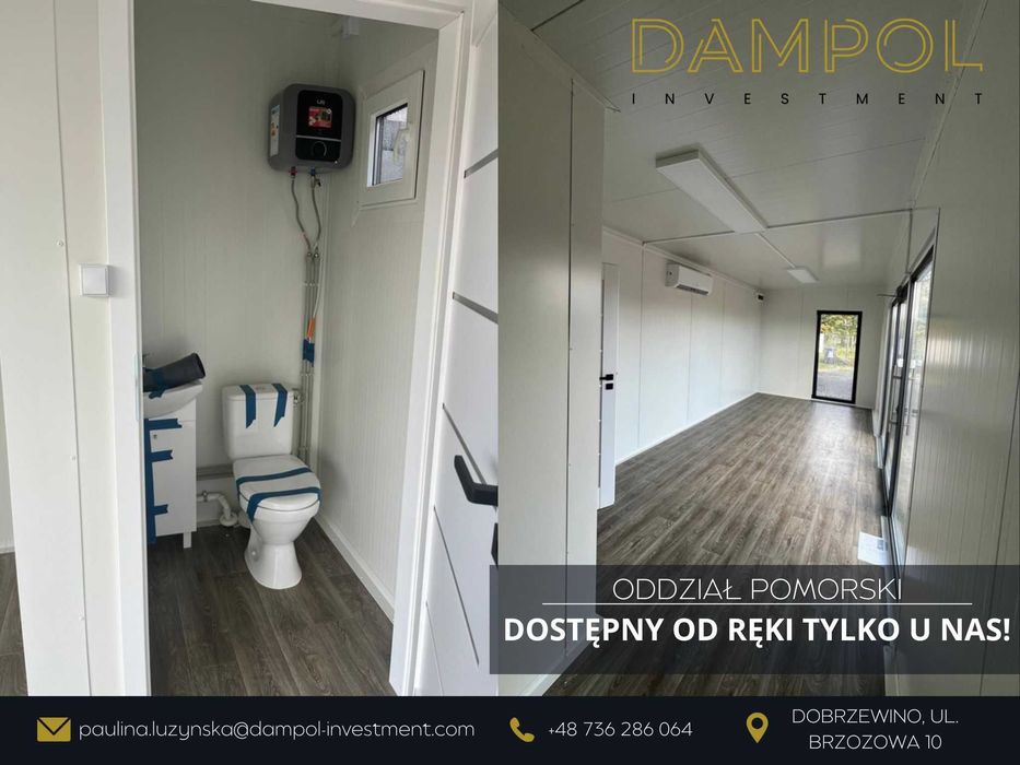 Nowoczesny Domek całoroczny 7X3/21m2/biuro/sklep/mobilny/letniskowy