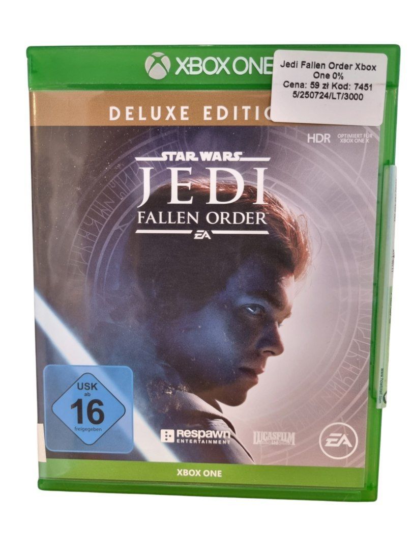 Gra Star Wars Jedi: Fallen Order Microsoft Xbox One Gra Na Płycie