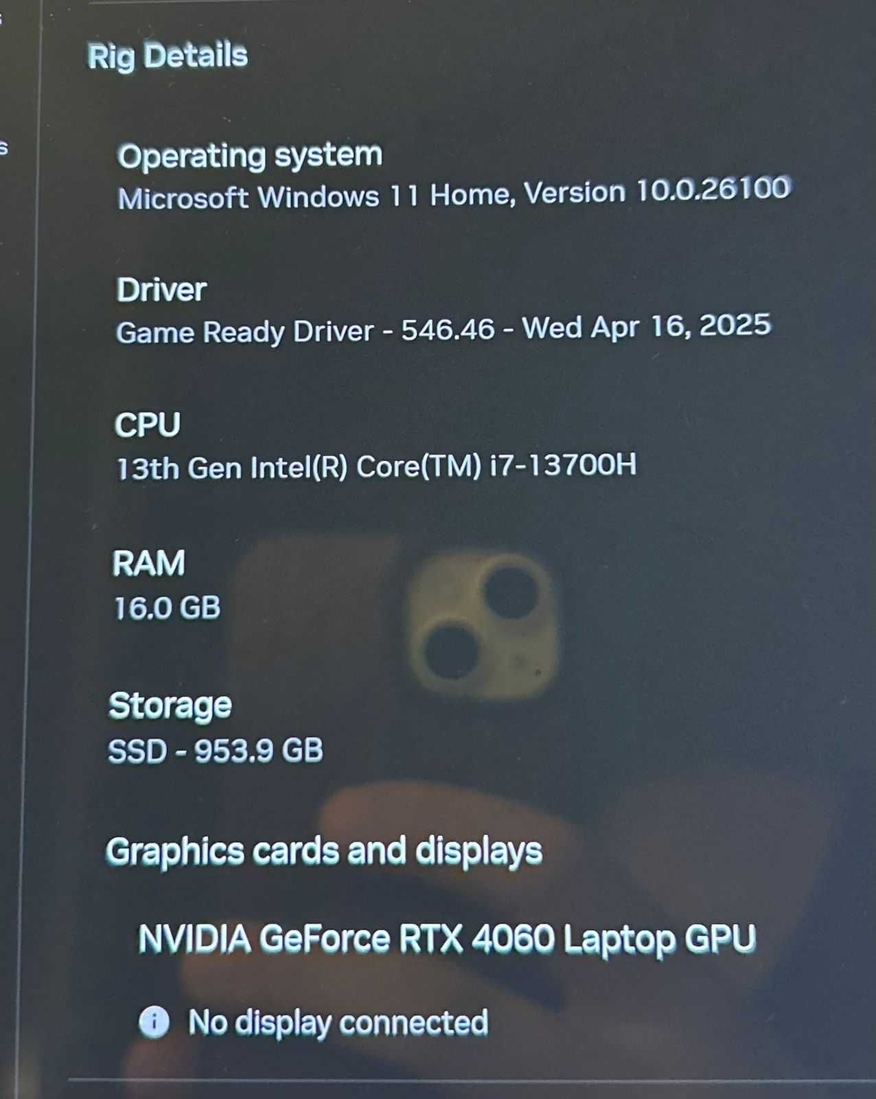 Laptop Gigabyte Aero 16 OLED