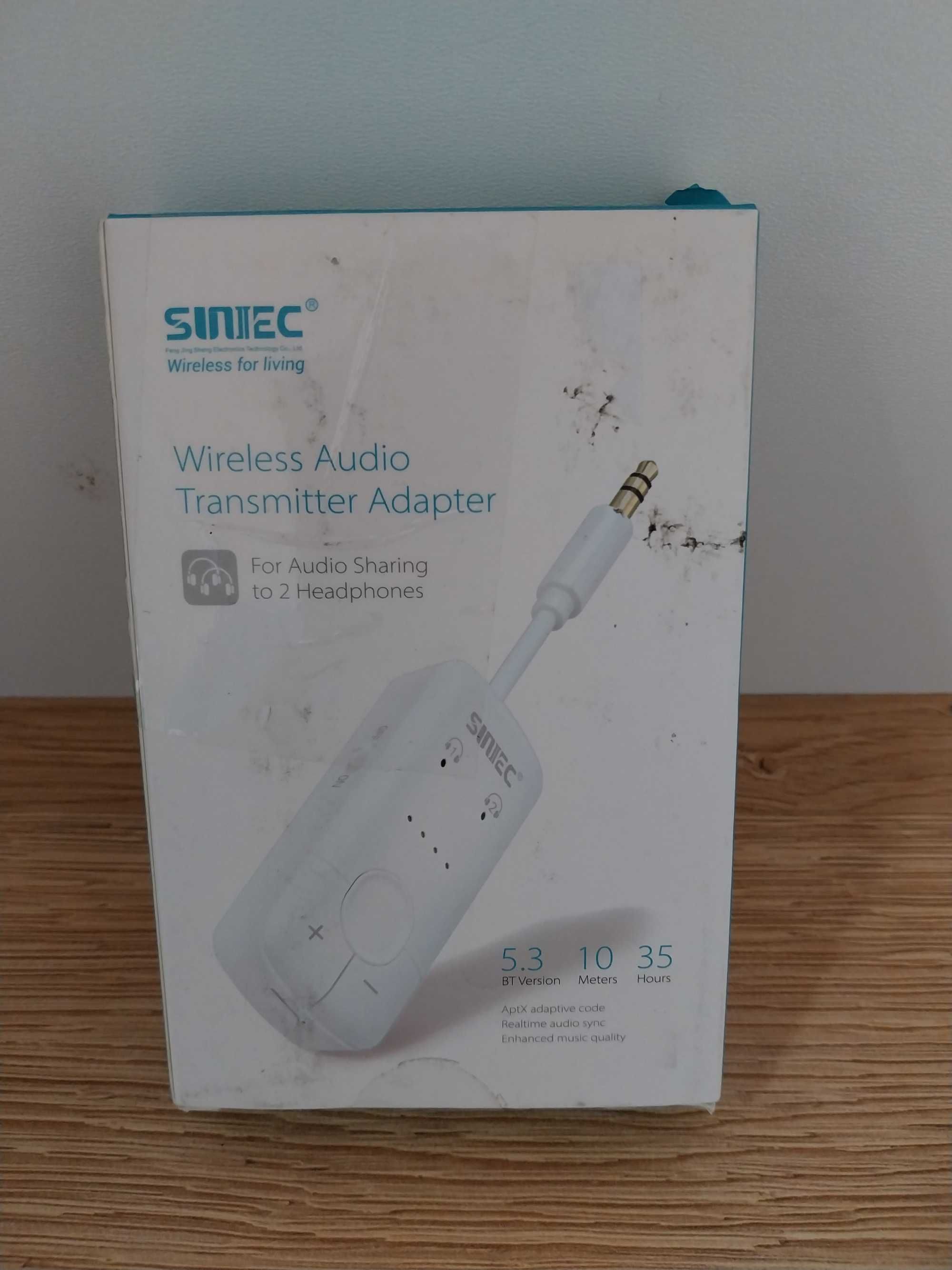 Adapter odbiornik nadajnik AUDIO aptX AUX Bluetooth 5.3