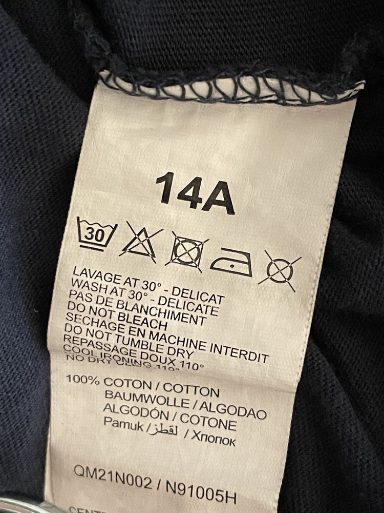 Koszulka Levis 158 164 granatowa logowana długi rękaw longsleeve