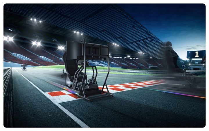 Kokpit Wyścigowy Stelaż Gamingowy Do Simracingu Huzaro Speed 9.0 150 K