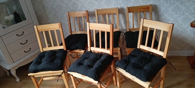 Nowe krzesła+poduszki