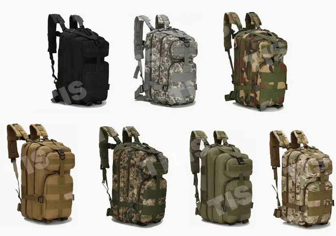 Армійський тактичний рюкзак 25, Сірий піксель