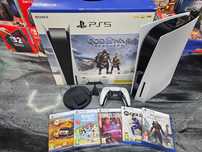 Konsola Playstation 5 PS5 z napędem 5 dobrych gier Gwar 6 mc ZAMIANA