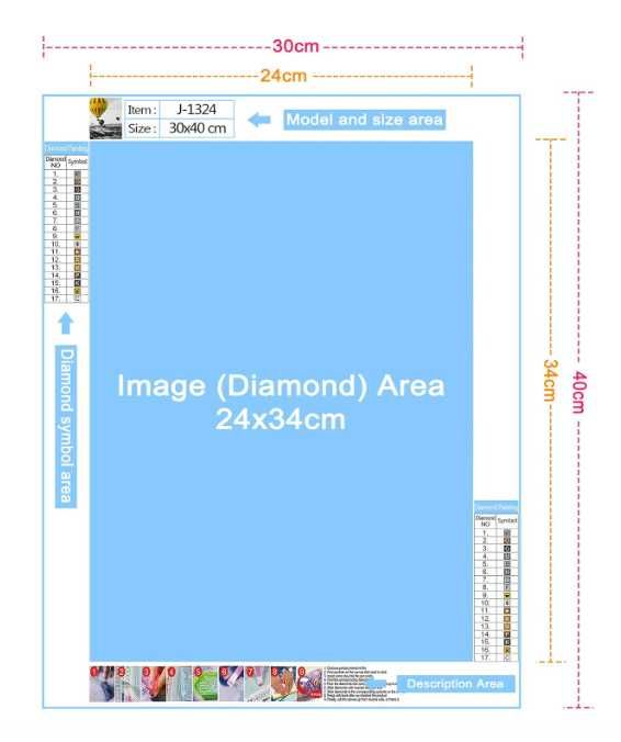 Zestaw do malowania diamentowego/Obraz diamentowy 5D