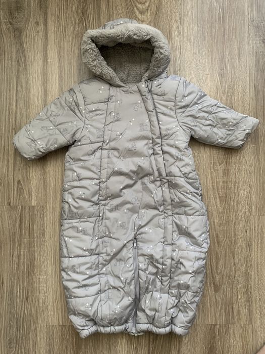 Теплий зимовий комбінезон  Mothercare 6-9,68-74, 74-80 9-12 місяців