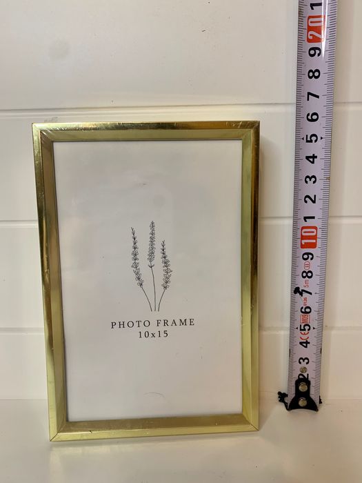 ramki na zdjęcia w kolorze złotym (2 szt.)