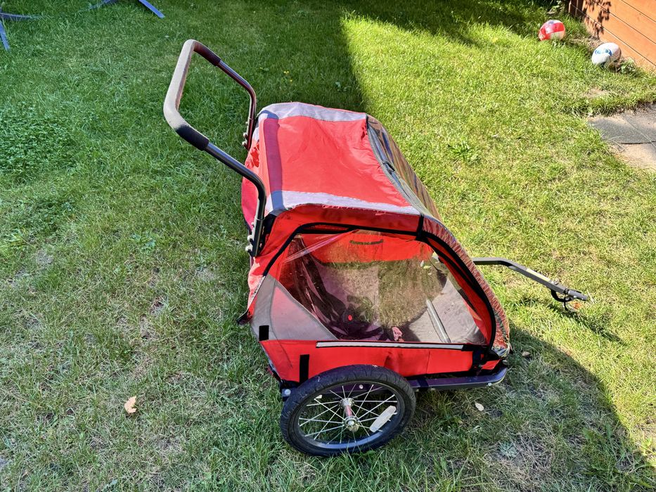 Przyczepka rowerowa dla dzieci allen do roweru dwuosobowa