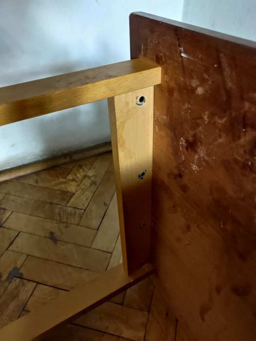 Biurko z lat 70, vintage PRL, prod. Jarocin, stan dobry