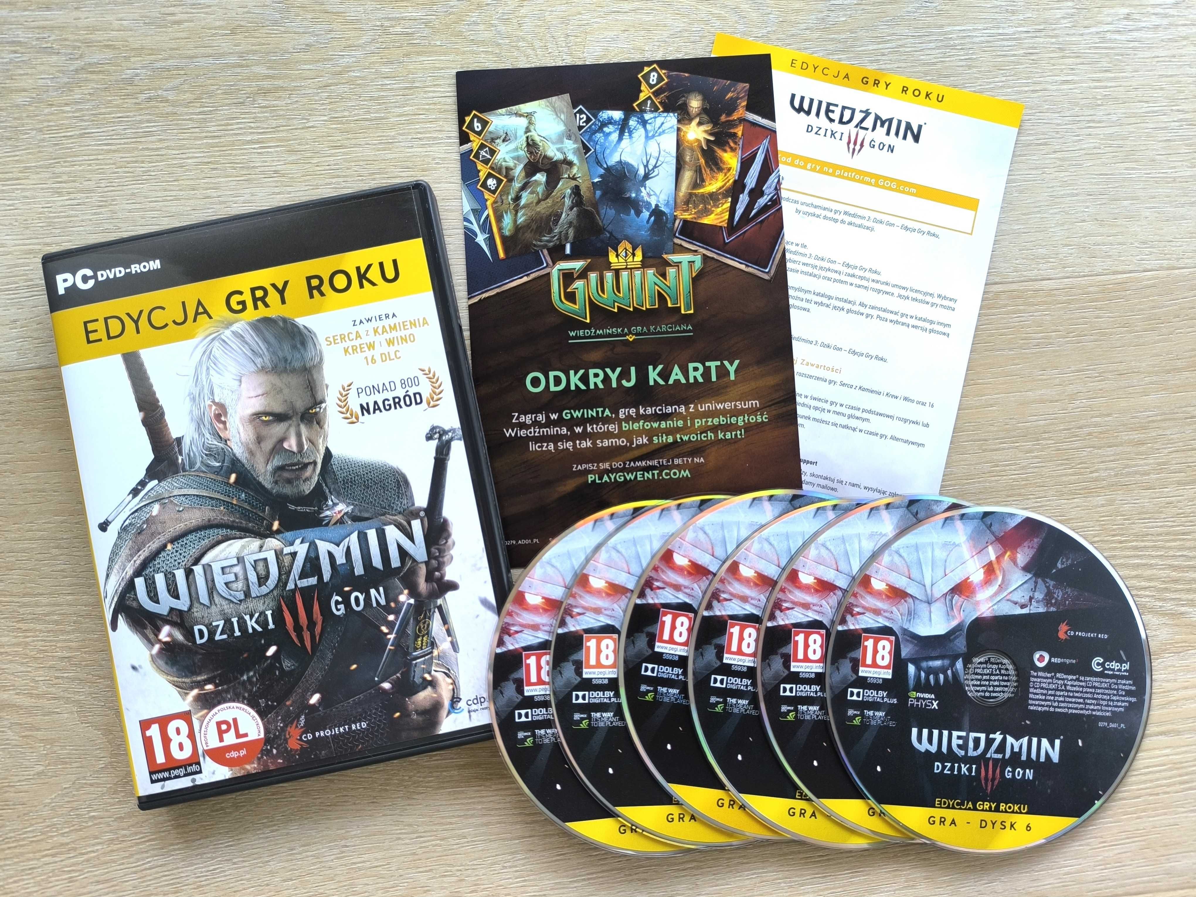 Wiedźmin 3 Dziki Gon - EDYCJA GRY ROKU [PC] (DUBBING PL)