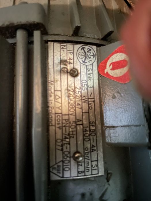 Silnik BESEL 3 0,55 kW 1400 obr/min