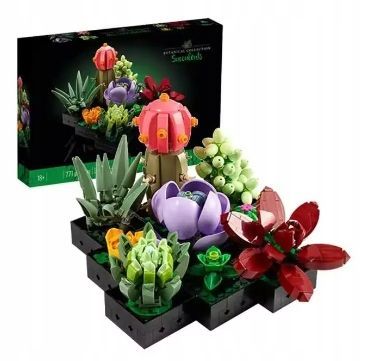 Klocki Sukulenty Botaniczna Kolekcja Konstrukcyjne 771 elementów
