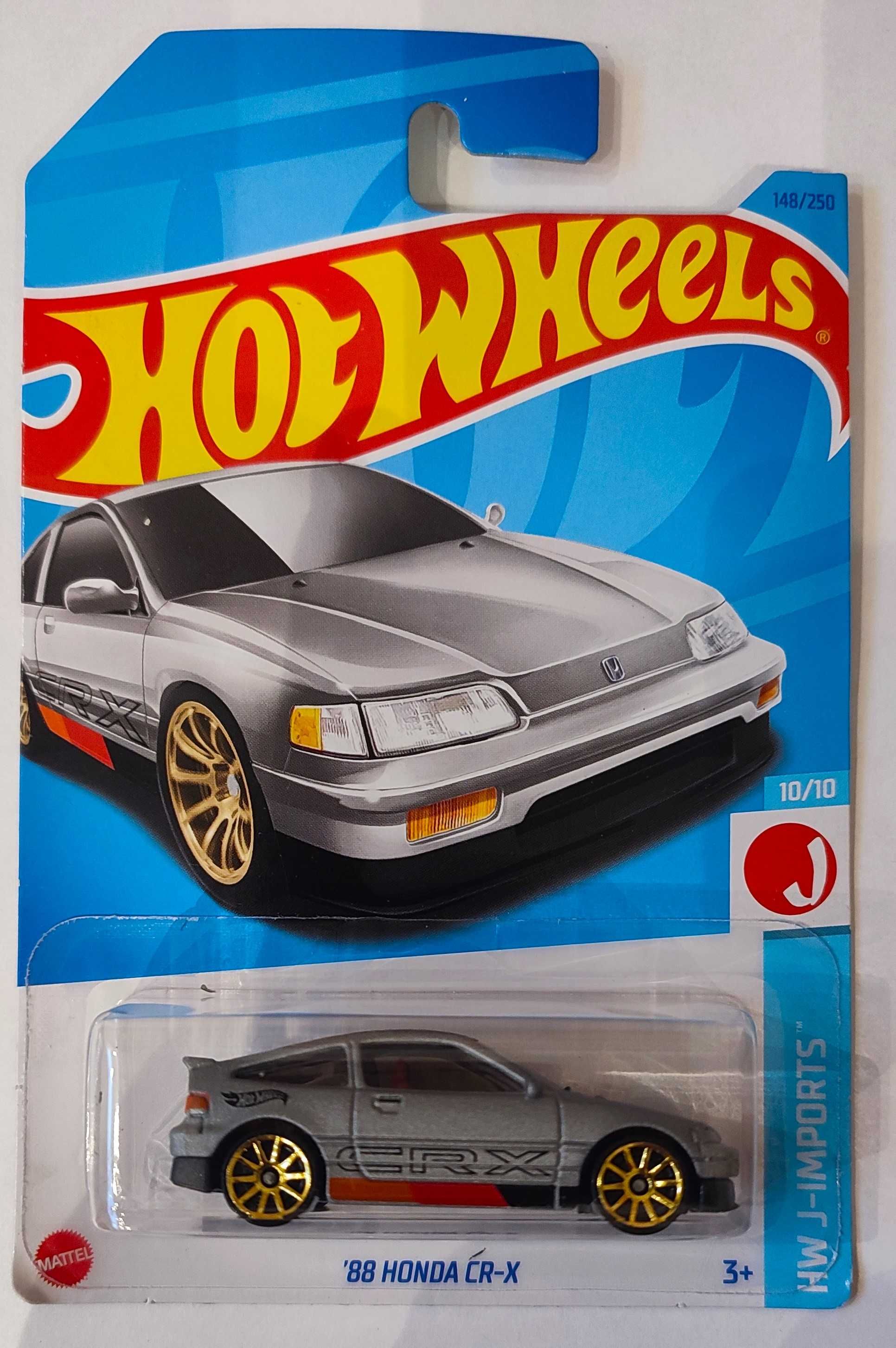 Hot Wheels - 88 Honda CR-X / HW J-Imports 148 / Długa karta LONG Nowy