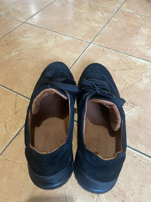 Туфли натуральная замша, р.43, новые