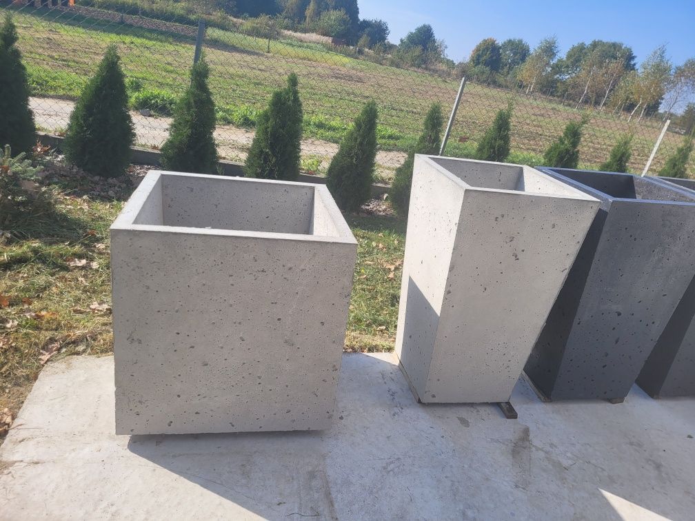 Donica betonowa Duża  Donica ogrodowa Donice betonowe