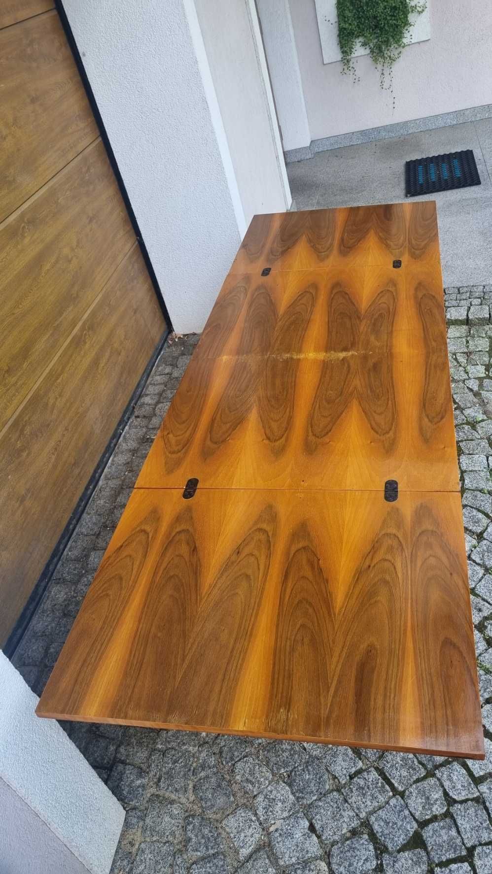 240 cm Stół Rozkładany M. Grabiński Design PRL Lata 60