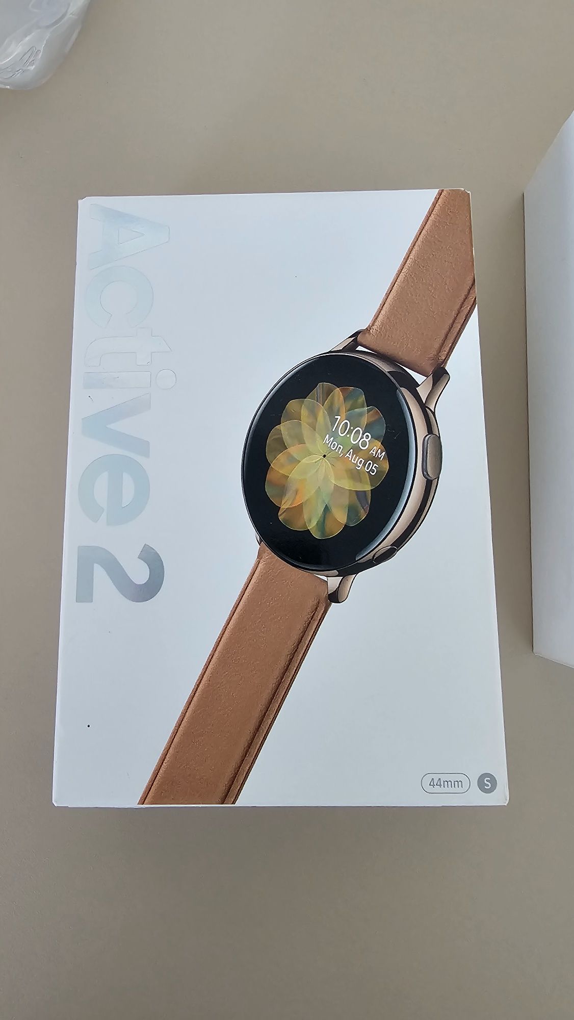 Samsung galaxy watch active 2, 44mm stal nierdzewna złoty