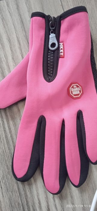 Перчатки спортивные женские прорезиненные для велосипеда