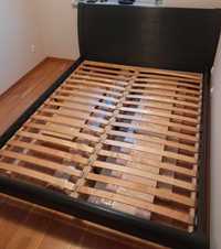 Łóżko małżeńskie drewniane do materaca 160x200
