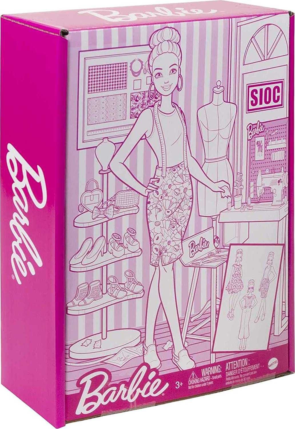 Барби Дизайнер HDY90  Barbie Fashion Designer Doll & Studio, 25+